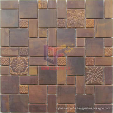 American Style Copper Made Wall Decoration Mosaic (CFM1017)